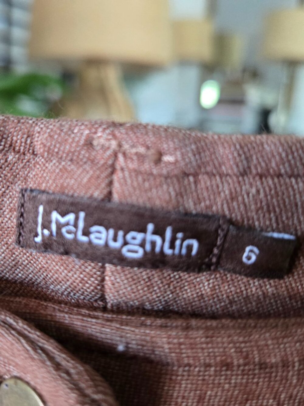 J. McLaughlin Brown Legging Pants Size 6